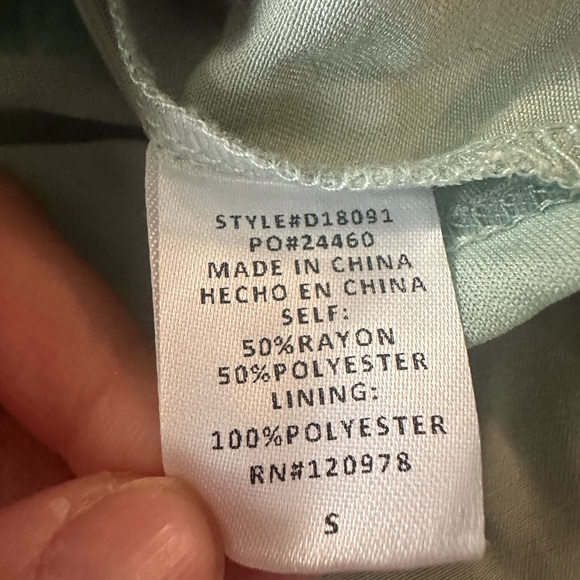 Satin Long Sleeve Mini Dress - Picture 6 of 7